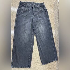 Old Navy High-Rise Baggy Wide-Leg Jeans - Gray